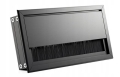 PRZEPUST KABLA ALUMINIOWY 80x160 mm SZCZOTKA MASKUJĄCA PRZELOTKA CZARNA