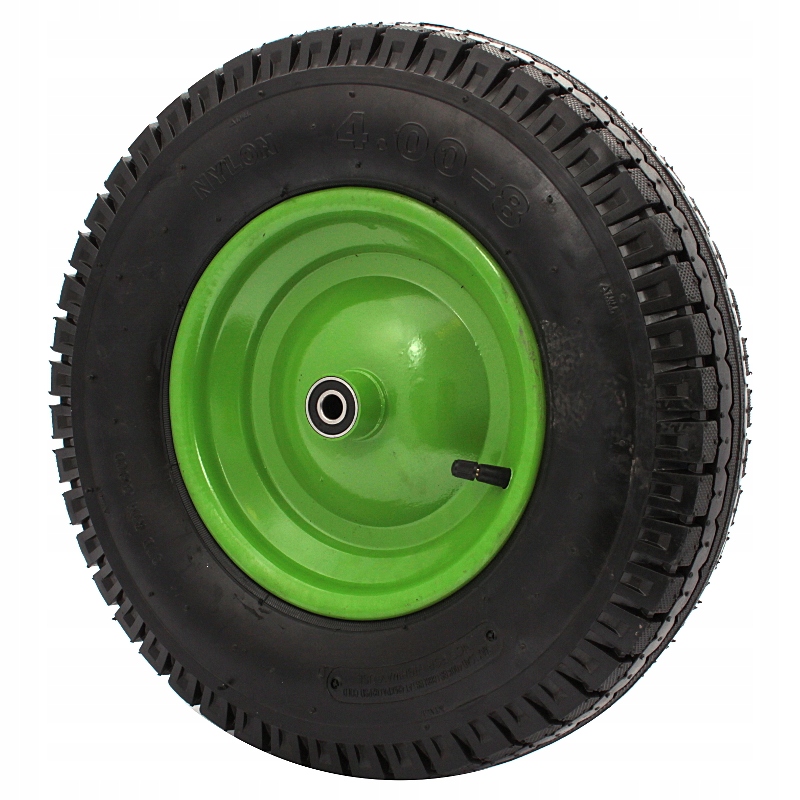KÓŁKO DO TACZKI KOŁO DO TECZEK KOSTKA 8PR 390mm 4.00-8 ŁOŻYSKO ROLKOWE OŚKA