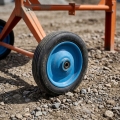 KÓŁKO PEŁNE GUMOWE 325 mm 13" x 3" DO BETONIARKI WÓZKA METALOWA FELGA