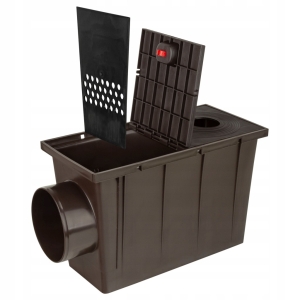 SEITLICHER DACHRINNENREINIGER BRAUN 50-125 mm