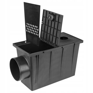 SEITLICHER DACHRINNENREINIGER SCHWARZ 50-125 mm