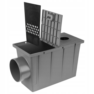 SEITLICHER RÜCKLAUFREINIGER, GRAUER SCHRANKSCHRANK 50-125 mm