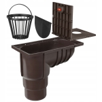 OSADNIK RYNNOWY RYNNY DOLNY REWIZJA CZYSZCZAK STUDZIENKA BRĄZOWY 50-110 mm
