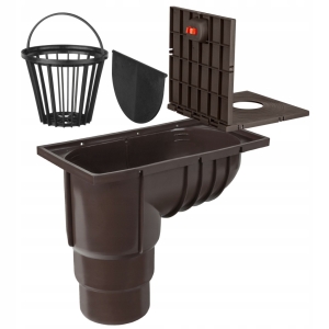 Bodenrinnenreiniger Braun 50-110 mm