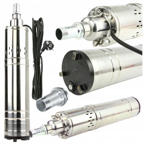 POMPA WODNA GŁĘBINOWA ŚRUBOWA DO WODY STUDNI OCZKA 1500W 2 m³/h WYDAJNA