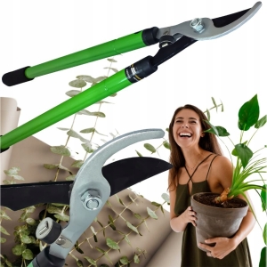 ZWEIHÄNGIGE TELESKOP-GARTENSCHERE, ASTELSCHERE, 68 CM, LEISTUNGSSTARK