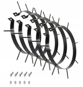 Gartenwalzenspitzen, 5-teiliges Spitzenset, 32 cm