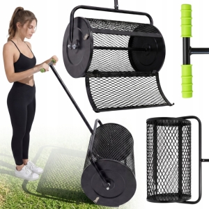 Gartenwalzen-Düngerstreuer, Kompoststreuer, 75 l