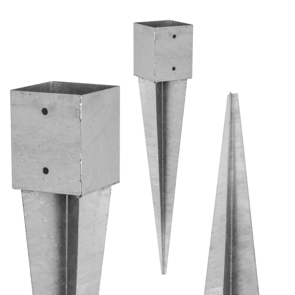 PODSTAWA SŁUPA WBIJANA WSPORNIK KOTWA 80 x 750 mm ALTANA OGRÓD HUŚTAWKA