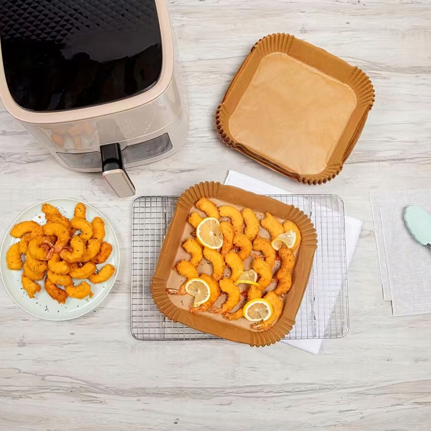 WKŁAD DO AIR FRYER PAPIER WKŁADY PAPIEROWE DO FRYTKOWNICY BEZTŁUSZCZOWEJ