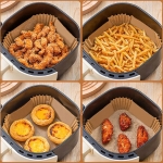 WKŁAD DO AIR FRYER PAPIER WKŁADY PAPIEROWE DO FRYTKOWNICY BEZTŁUSZCZOWEJ