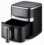 FRYTKOWNICA BEZTŁUSZCZOWA AIR FRYER 5L FRYTOWNICA 1500W 8 PROGRAMÓW MOCNA