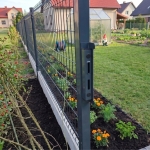 ZESTAW NATI DO FURTKI BRAMY KLAMKA GRAFIT 90 ZAMEK 90/22 WKŁADKA OPÓR