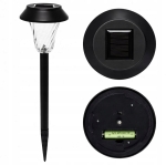 ZESTAW 6 LAMP LAMPY OGRODOWE SOLARNE WBIJANE WODOODPORNE 41CM ZEWNĘTRZNE