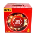 Feuerlöschkugel 4 KG - Pulver A B C - für Zuhause, Werkstatt, Auto-Pulverfeuerlöscher