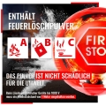 Feuerlöschkugel 4 KG - Pulver A B C - für Zuhause, Werkstatt, Auto-Pulverfeuerlöscher