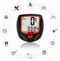 LICZNIK ROWEROWY WODOODPORNY PREDKOŚCIOMIERZ LCD PRĘDKOŚĆ ZEGAR 15 FUNKCJI