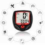 LICZNIK ROWEROWY WODOODPORNY PREDKOŚCIOMIERZ LCD PRĘDKOŚĆ ZEGAR 15 FUNKCJI