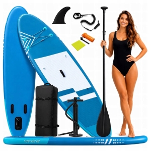 SUP-Paddleboard zum Schwimmen, aufblasbar, Stand-Up-Paddleboard + Zubehör, 320 cm