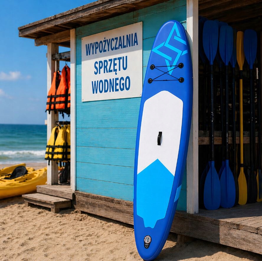 DESKA SUP PADDLE BOARD DO PŁYWANIA POMPOWANA STAND UP + AKCESORIA 350 CM