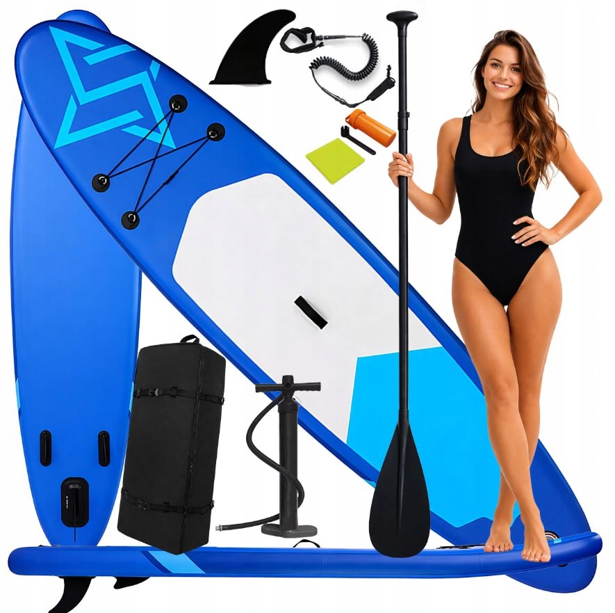 DESKA SUP PADDLE BOARD DO PŁYWANIA POMPOWANA STAND UP + AKCESORIA 350 CM