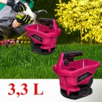 SIEWNIK OGRODOWY AKUMULATOROWY 21V ROZSIEWACZ SOLI NAWOZÓW NASION 3,3L