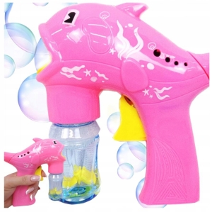 Pinke Seifenblasenpistole, Seifenblasenmaschine, Generator, Delfinflüssigkeit