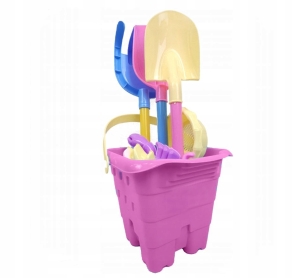 Eimerform, 9-teiliges Strand- und Gartenspielzeug-Set für Kindersandkasten
