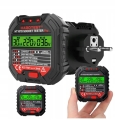 TESTER NAPIĘCIA GNIAZD SIECIOWYCH ELEKTRYCZNYCH GNIAZDEK KONTAKTÓW LCD RCD