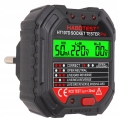 TESTER NAPIĘCIA GNIAZD SIECIOWYCH ELEKTRYCZNYCH GNIAZDEK KONTAKTÓW LCD RCD