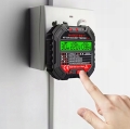 TESTER NAPIĘCIA GNIAZD SIECIOWYCH ELEKTRYCZNYCH GNIAZDEK KONTAKTÓW LCD RCD