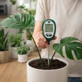 KWASOMIERZ TESTER GLEBY ZIEMI PODŁOŻA PH ZIEMI 4W1 MIERNIK TEMPERATURA
