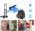 WÓZEK TRANSPORTOWY ZAKUPOWY NA ZAKUPY SKŁADANY TELESKOPOWA RĄCZKA 40KG