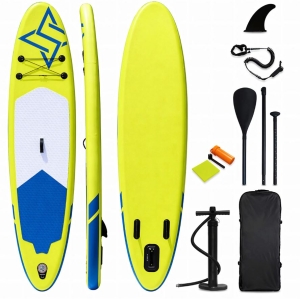 SUP-Paddleboard zum Schwimmen, aufblasbar, Stand-Up-Paddleboard + Zubehör, 305 cm