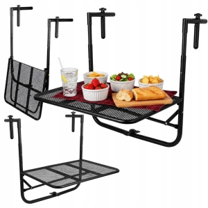 Klappbarer Hängetisch für Balkon/Terrasse, verstellbar, bis 30 kg