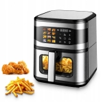 FRYTKOWNICA BEZTŁUSZCZOWA AIR FRYER 8L FRYTKOWNICA 1700W 12 PROGRAMÓW MOCNA