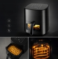 FRYTKOWNICA BEZTŁUSZCZOWA AIR FRYER 5L FRYTKOWNICA 1500W 9 PROGRAMÓW MOCNA