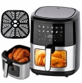 FRYTKOWNICA BEZTŁUSZCZOWA AIR FRYER 6L FRYTOWNICA 1500W 12 PROGRAMÓW MOCNA