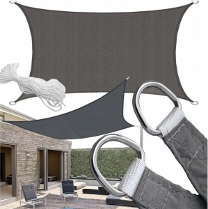 SONNENSEGEL GARTENSCHIRM RECHTECKIGE MARKISE 4X5M
