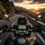 LUSTERKO ROWEROWE MOTOCYKLOWE WSTECZNE OKRĄGŁE NA KIEROWNICĘ CZARNE 2 szt