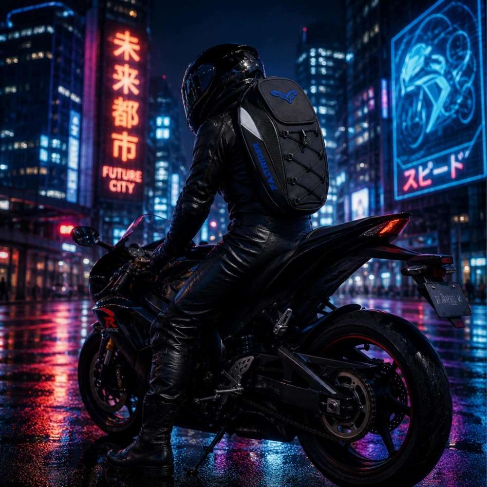 PLECAK MOTOCYKLOWY TORBA NA KASK SIEDZENIE WODOODPORNY POKROWIEC SAKWA 45L