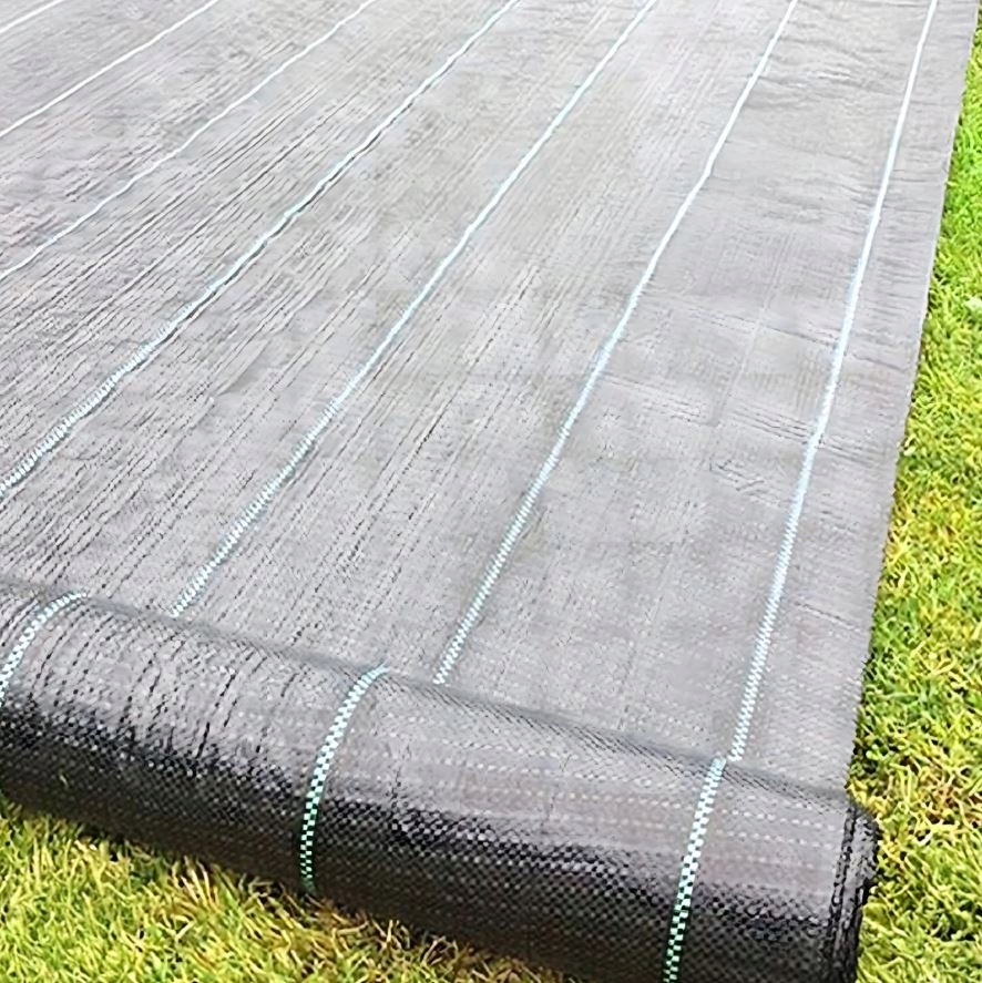 AGROWŁÓKNINA 140G 1,1X50M CZARNA UV AGROTKANINA MATA ANTYCHWASTOWA DUŻA