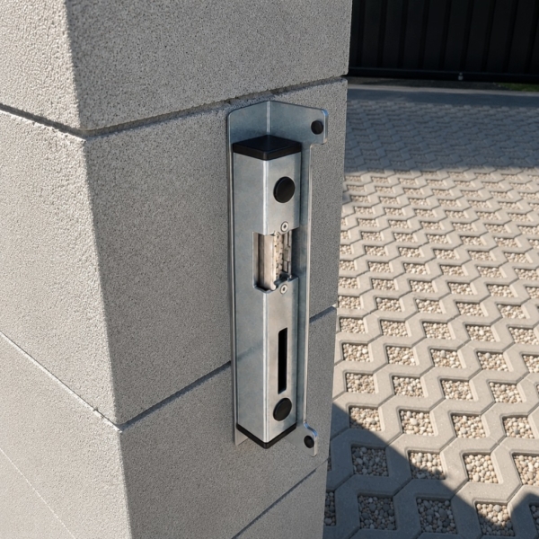 KASETA 350 mm Z ELEKTROZACZEPEM DO FURTKI BRAMY DRZWI UNIWERSALNA OCYNK