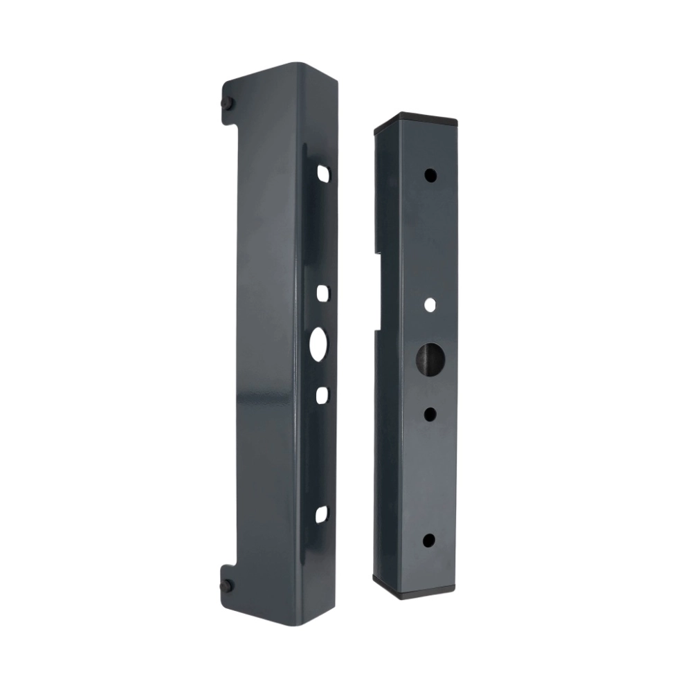 KASETA 280 mm Z ELEKTROZACZEPEM DO FURTKI BRAMY DRZWI UNIWERSALNA ANTRACYT