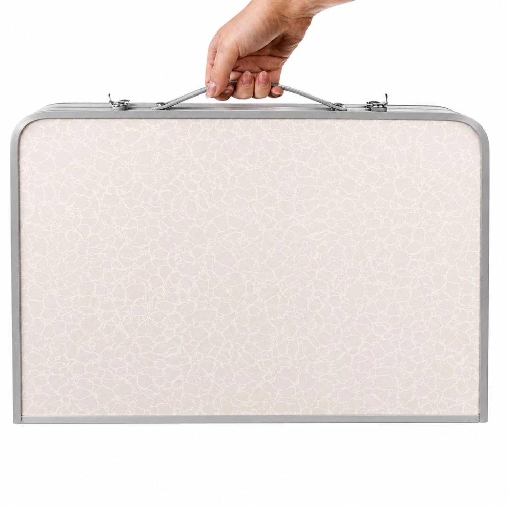 STOLIK TURYSTYCZNY SKŁADANY ALUMINIOWY PRZENOŚNY BIWAKOWY WĘDKARSKI 61X41CM