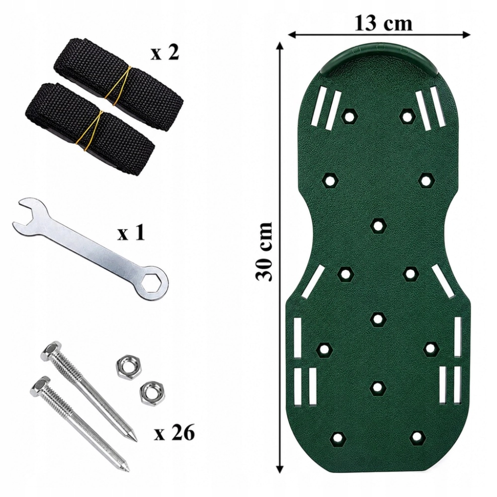 AERATOR NAKŁADKI BUTY Z KOLCAMI DO NAPOWIETRZANIA GLEBY NAKŁUWACZ TRAWNIKA
