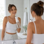 IRYGATOR DO ZĘBÓW BEZPRZEWODOWY DENTYSTYCZNY MOCNY 4 DYSZE 3 TRYBY 230 ML