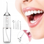IRYGATOR DO ZĘBÓW BEZPRZEWODOWY DENTYSTYCZNY MOCNY 4 DYSZE 3 TRYBY 230 ML