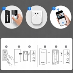 INTELIGENTNY WIDEODOMOFON DZWONEK BEZPRZEWODOWY Z KAMERĄ SMART WIFI PIR