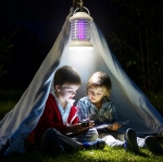 PRZENOŚNA LAMPA OWADOBÓJCZA UV NA MUCHY KOMARY ĆMY OWADYDO OGRODU NA TARAS